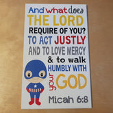 C&F Wooden Captain America Quote Plaque - Kids Haven
